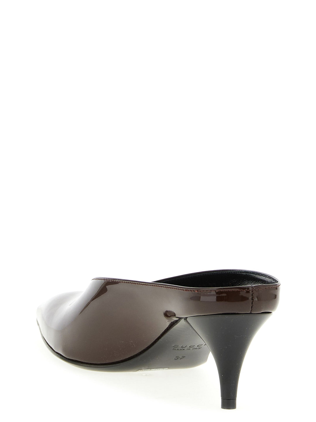 Women’s Gucci Bordeaux Calfskin Mid Heel Pumps