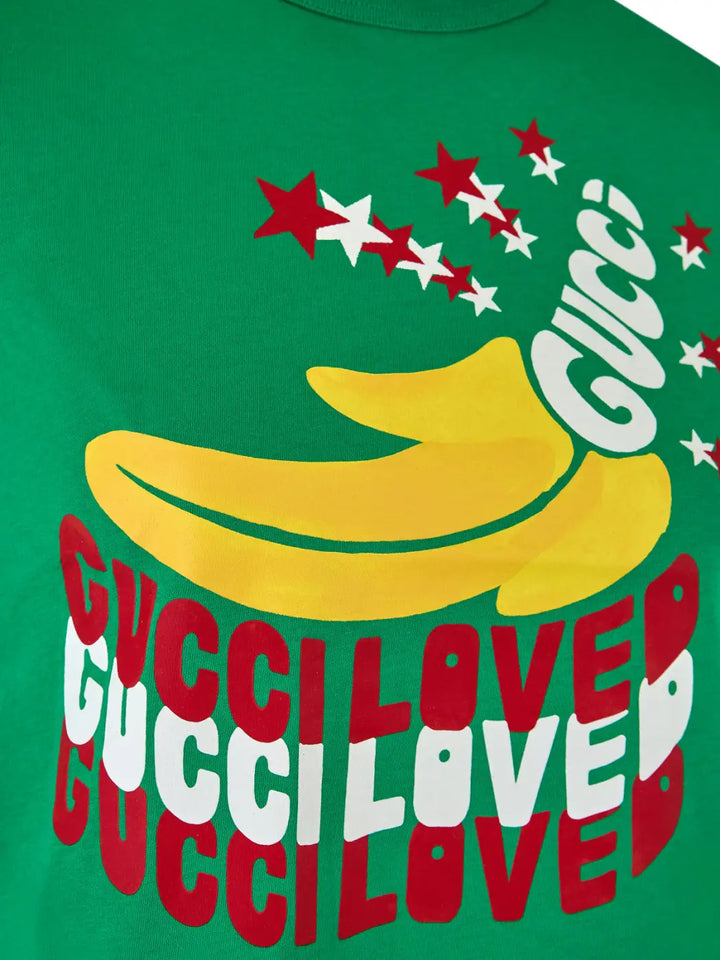 Women’s Gucci Green Cotton Logo T-shirt
