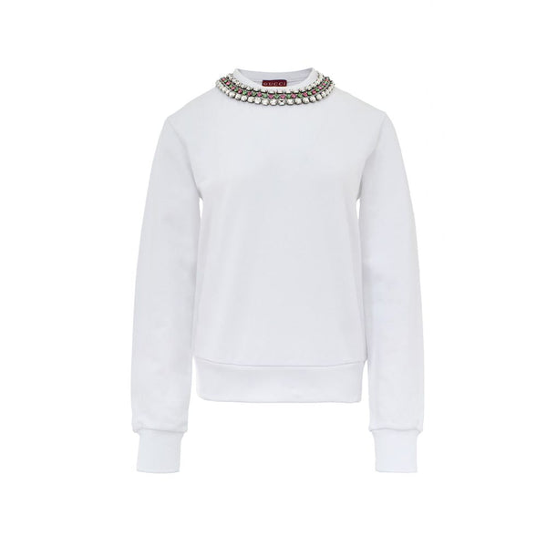 Women’s Gucci White Cotton Sweatshirt