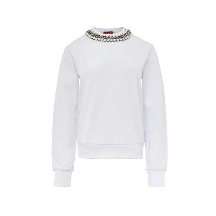 Women’s Gucci White Cotton Sweatshirt