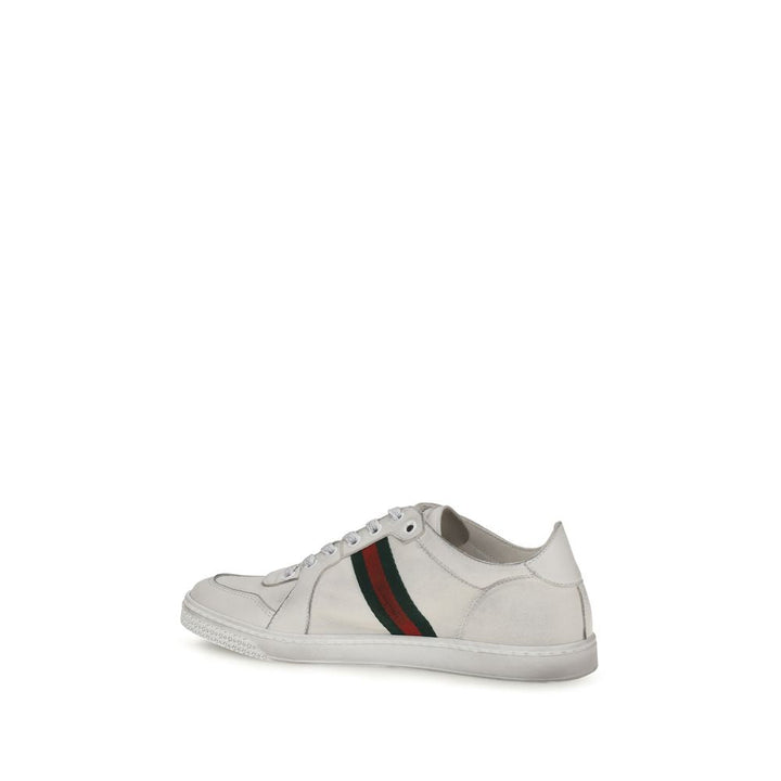 Women’s Gucci White Lamb Ovis Aries Low Top Sneakers