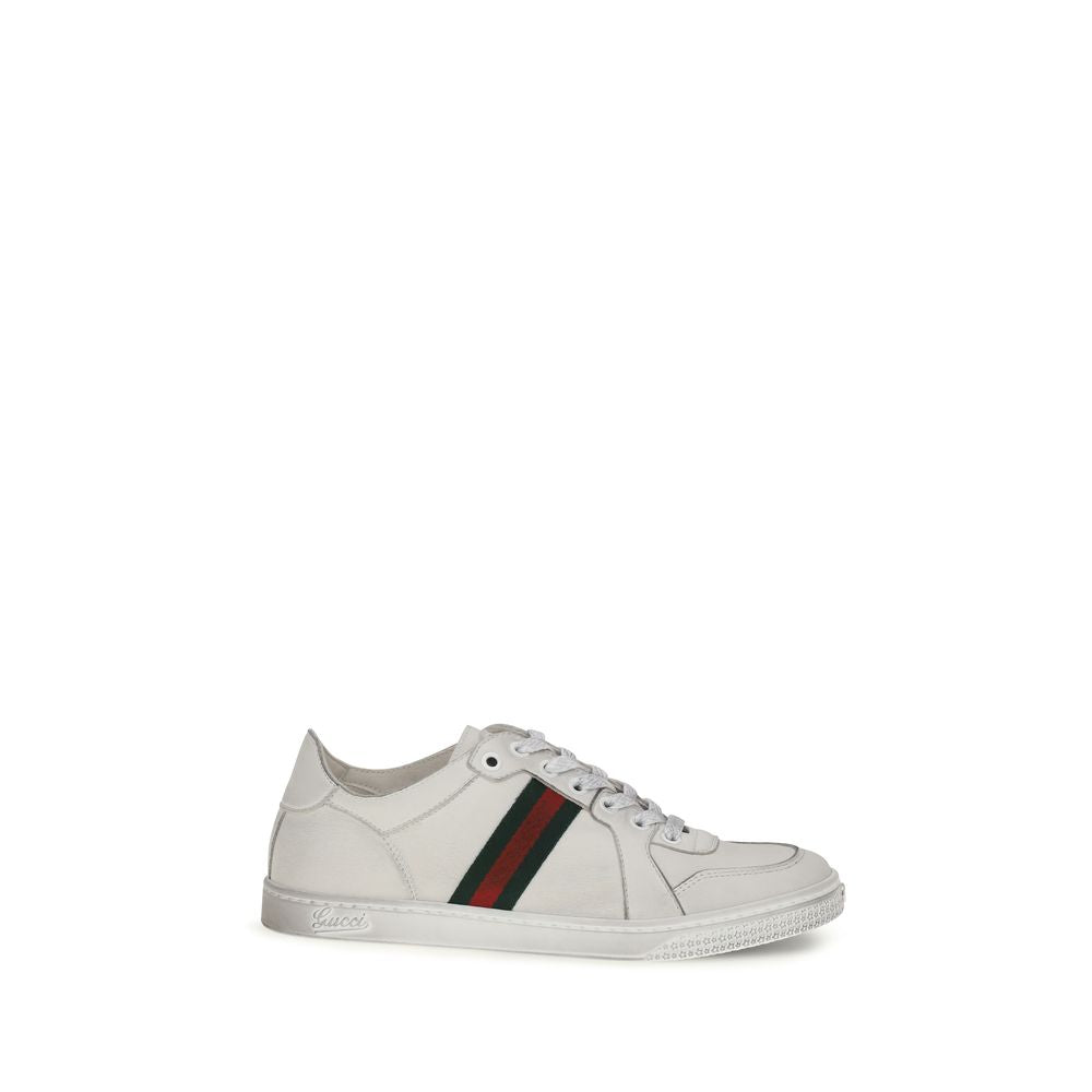Women’s Gucci White Lamb Ovis Aries Low Top Sneakers