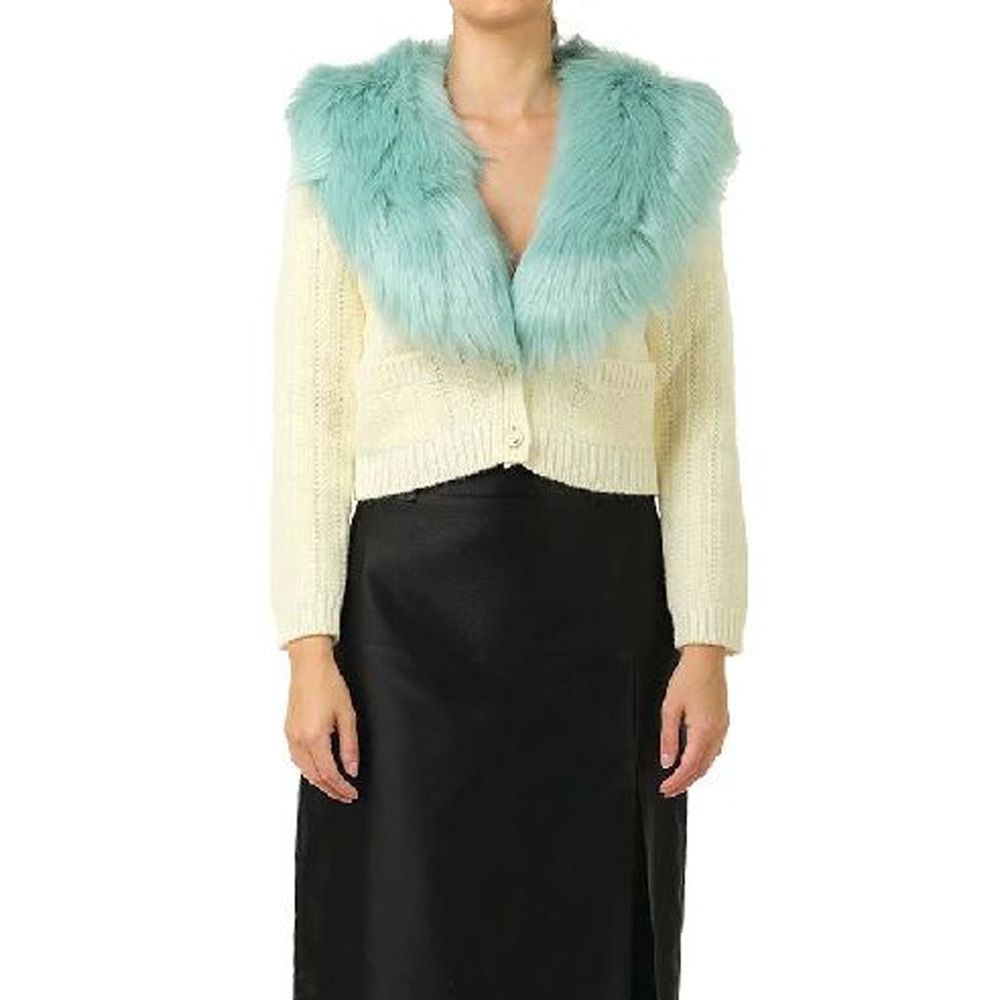 Women’s Gucci White Wool Cardigan