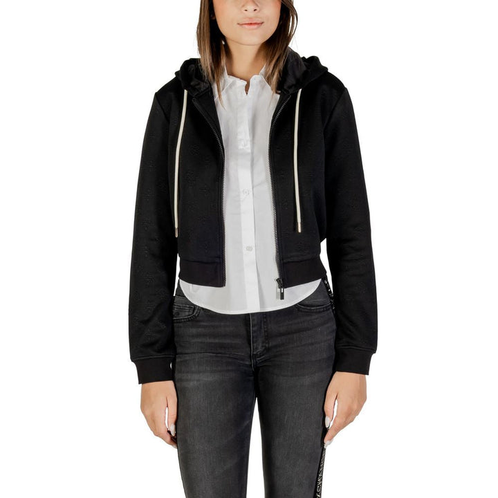 Women’s Guess Active Black Polyester Hoodie