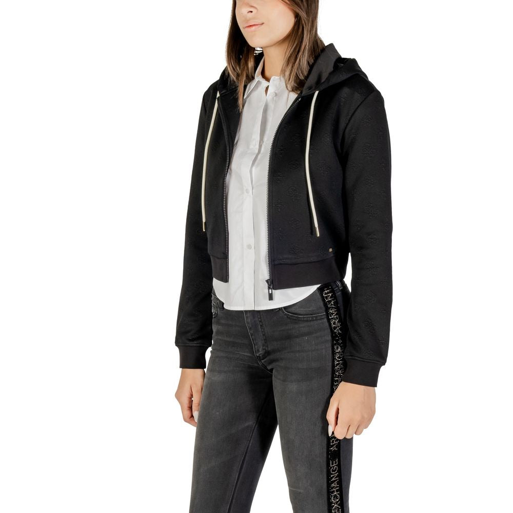 Women’s Guess Active Black Polyester Hoodie