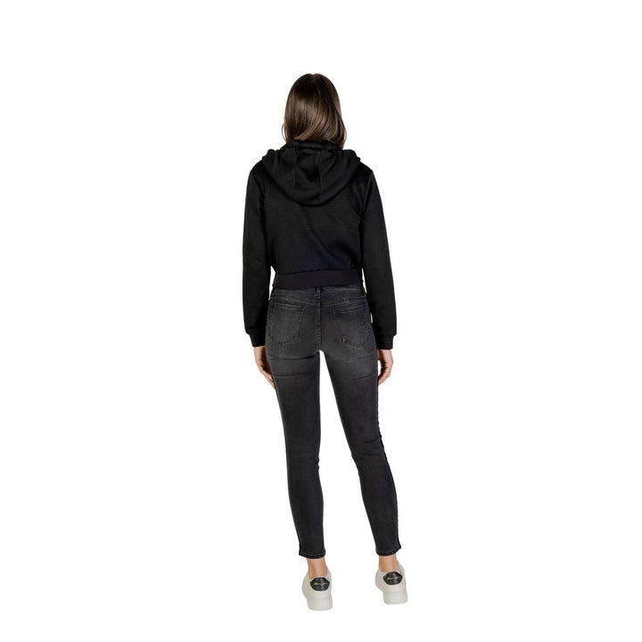 Women’s Guess Active Black Polyester Hoodie