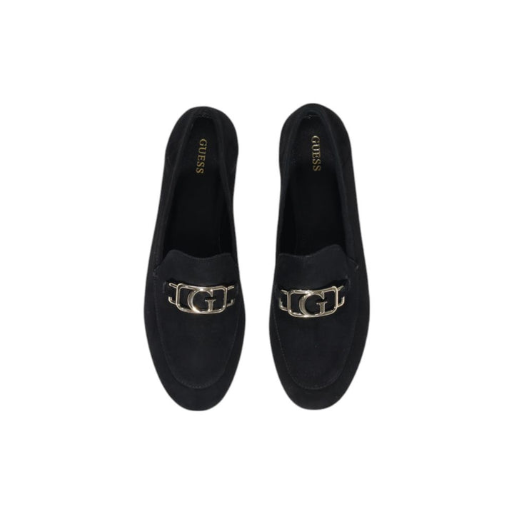 Women’s Guess Black Leather Platform Pumps