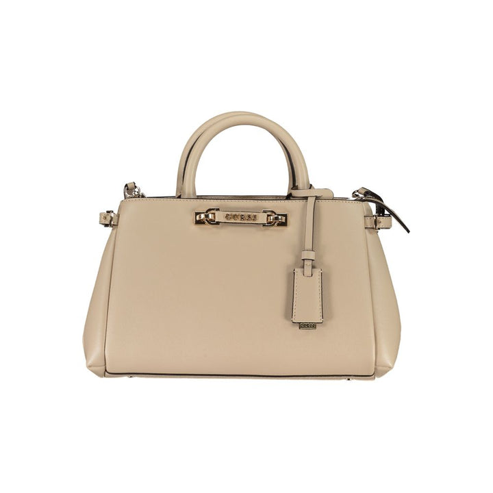 Women’s Guess Jeans Beige Polyurethane Women Handbag
