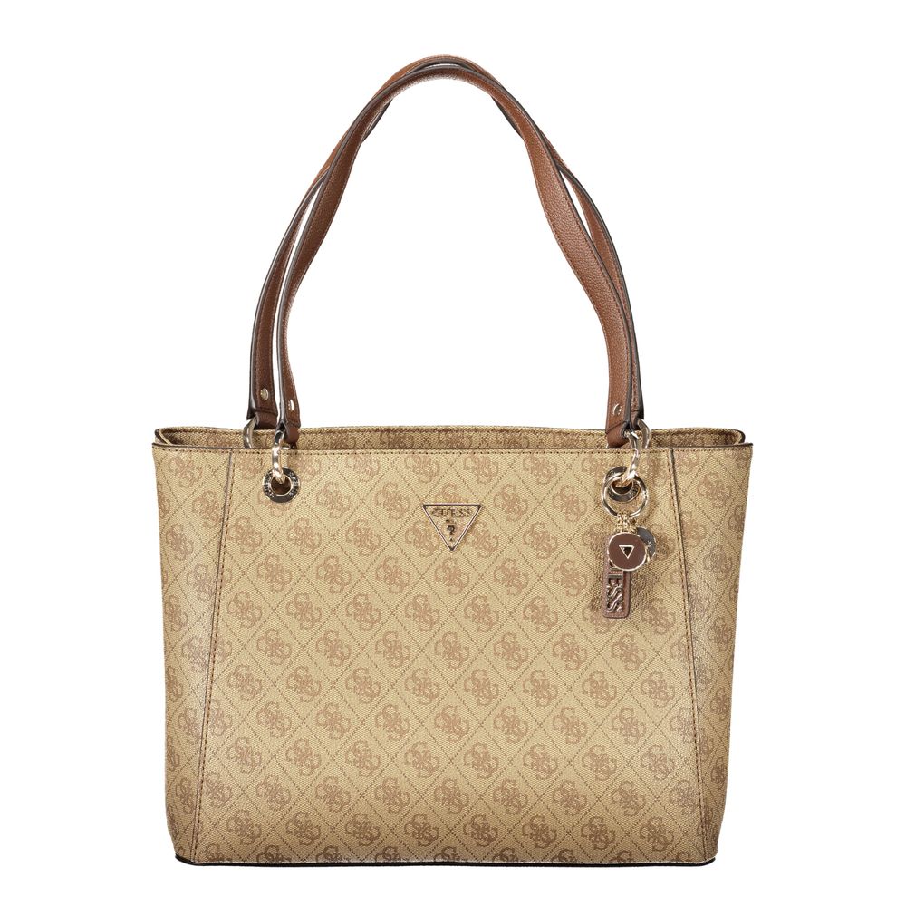 Women’s Guess Jeans Beige Polyurethane Women Handbag