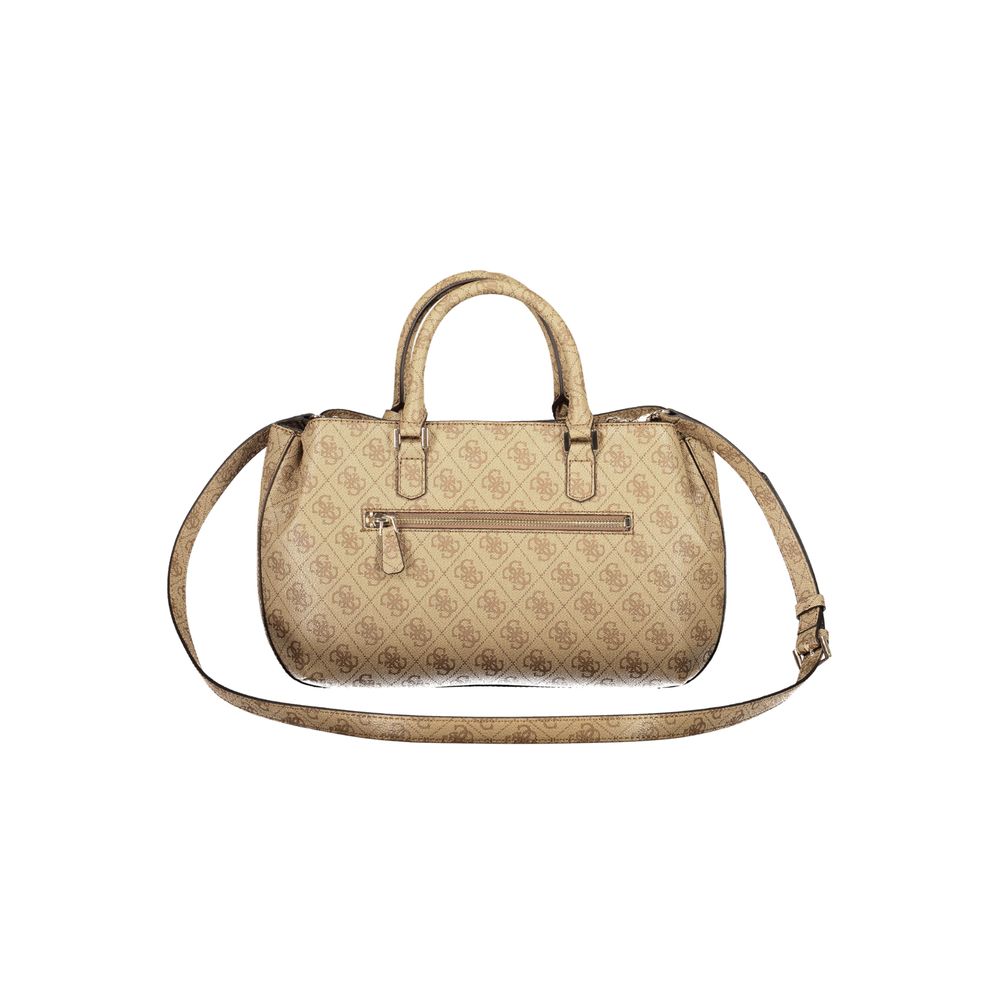 Women’s Guess Jeans Beige Polyurethane Women Handbag