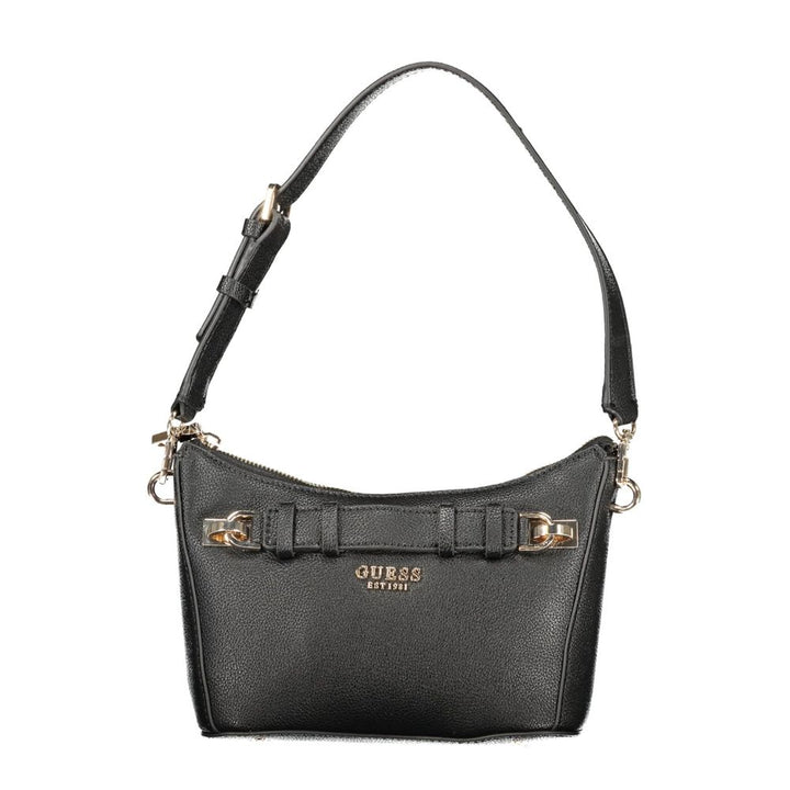 Women’s Guess Jeans Black Polyurethane Women Handbag