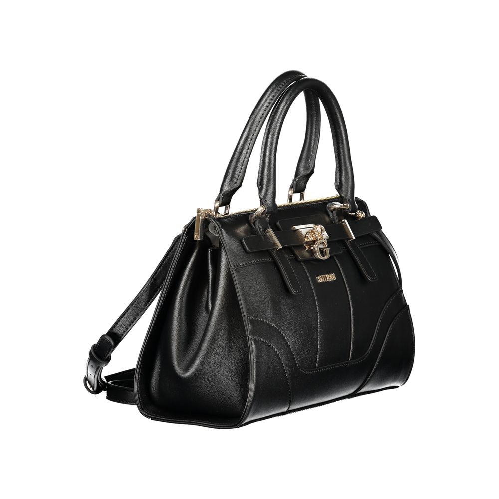 Women’s Guess Jeans Black Polyurethane Women Handbag