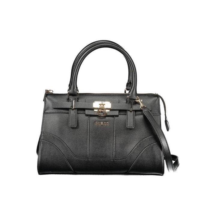 Women’s Guess Jeans Black Polyurethane Women Handbag