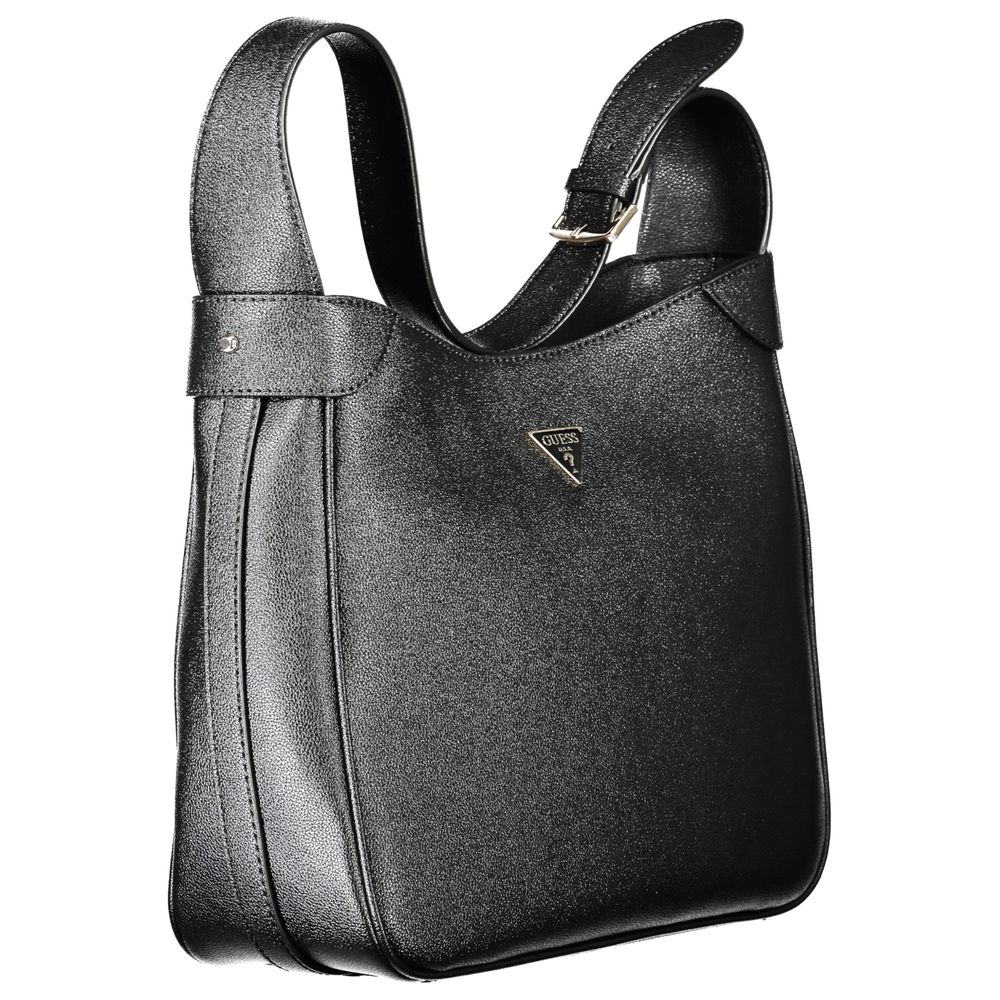 Women’s Guess Jeans Black Polyurethane Women Handbag