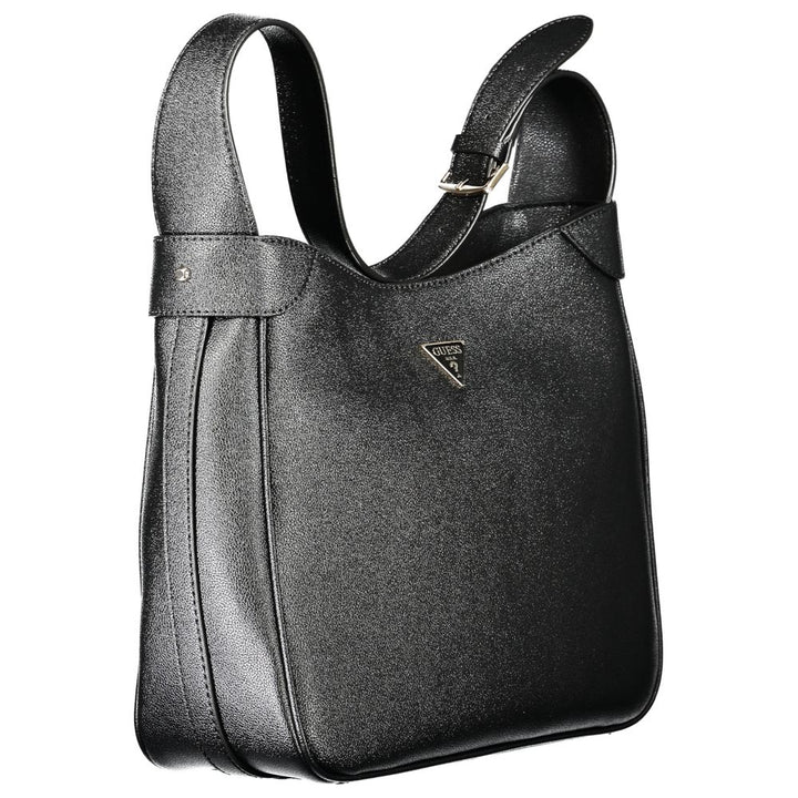 Women’s Guess Jeans Black Polyurethane Women Handbag