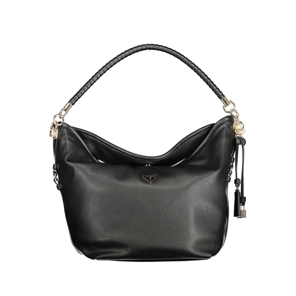 Women’s Guess Jeans Nero Polyurethane Women Shoulder Bag
