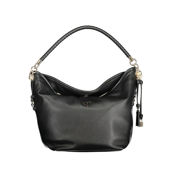 Women’s Guess Jeans Nero Polyurethane Women Shoulder Bag