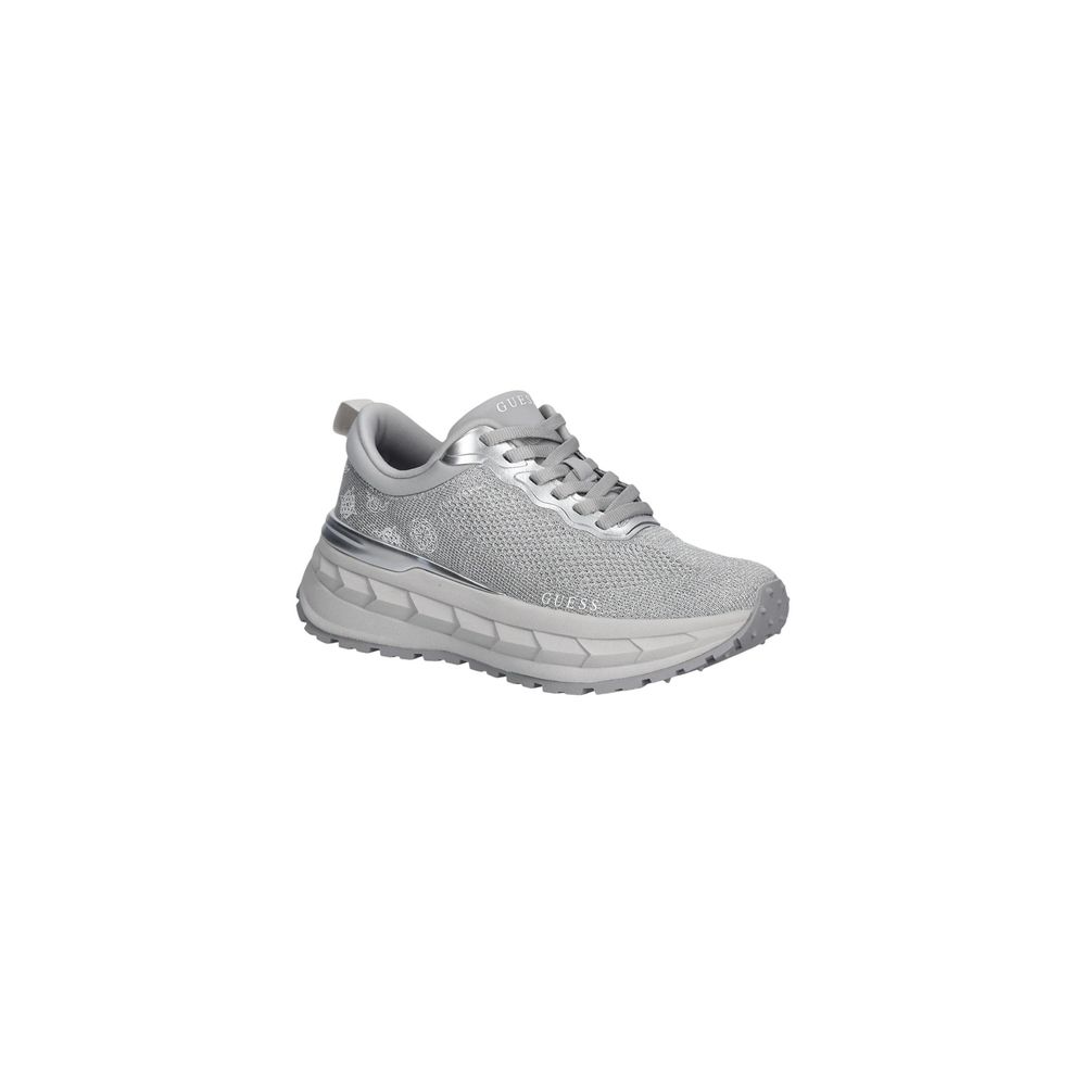 Women’s Guess Silver Polyester Chunky Sneakers