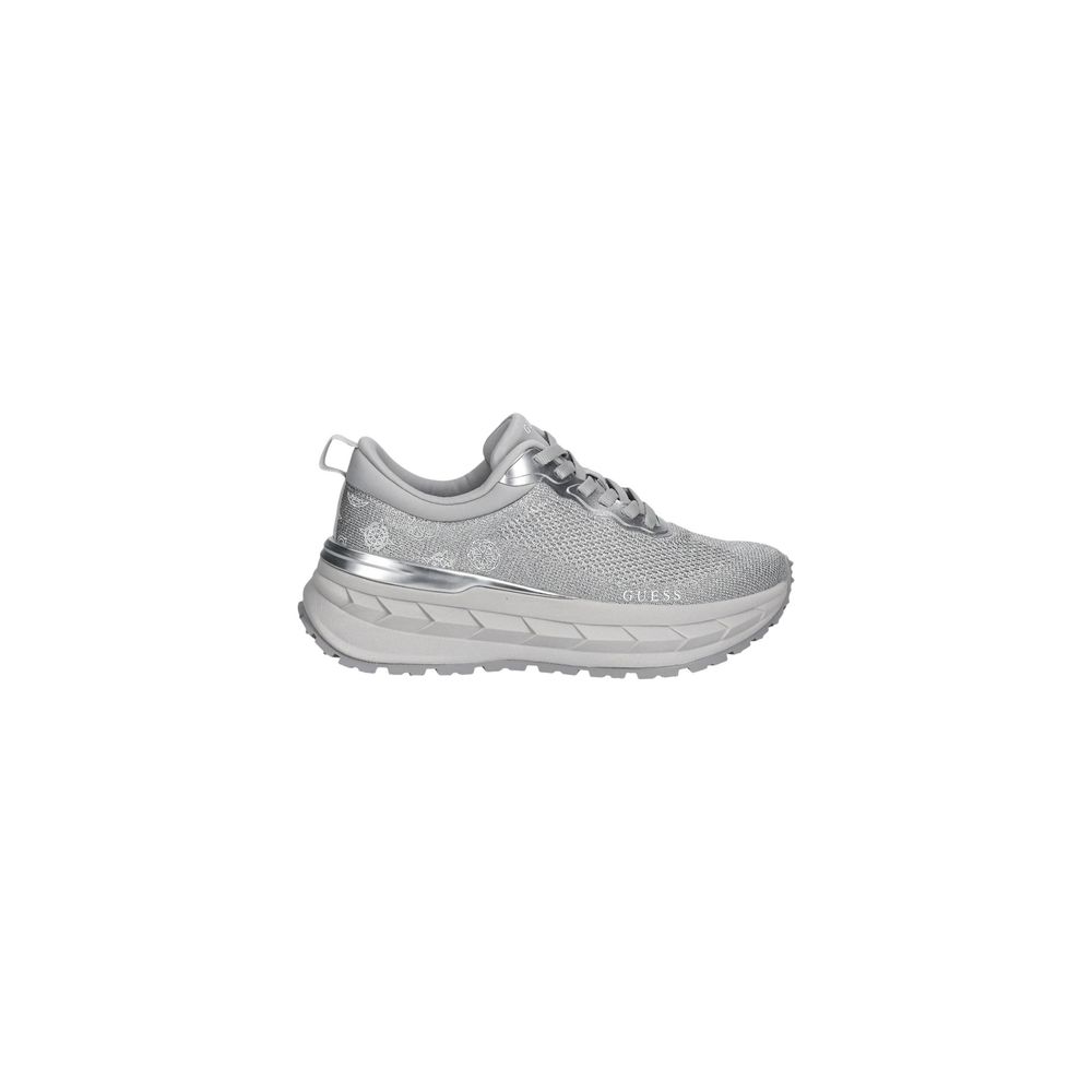 Women’s Guess Silver Polyester Chunky Sneakers