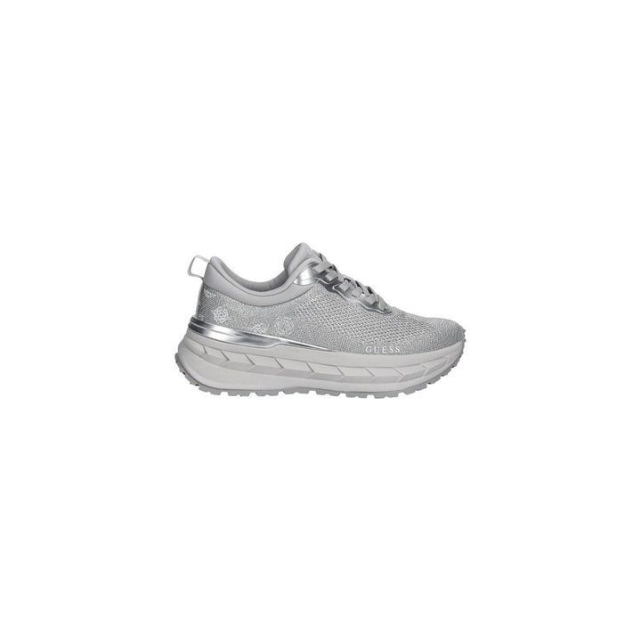 Women’s Guess Silver Polyester Chunky Sneakers