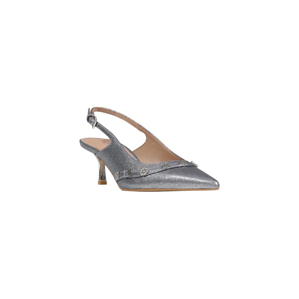 Women’s Guess Silver Polyester High Heel Pumps