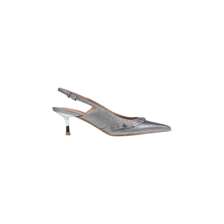 Women’s Guess Silver Polyester High Heel Pumps