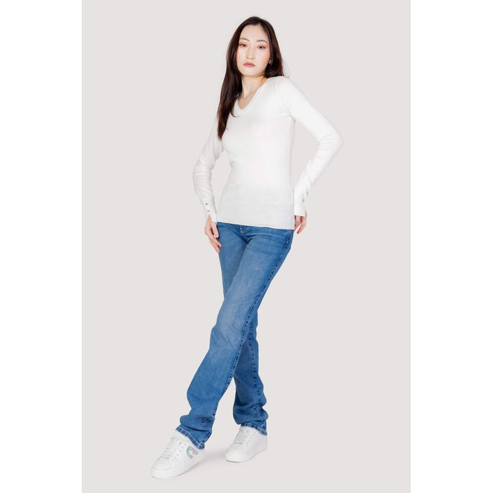 Women’s Guess White Cotton Sweatshirt