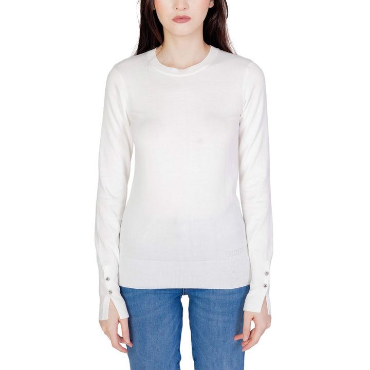 Women’s Guess White Cotton Sweatshirt