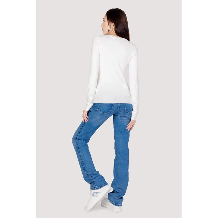 Women’s Guess White Cotton Sweatshirt