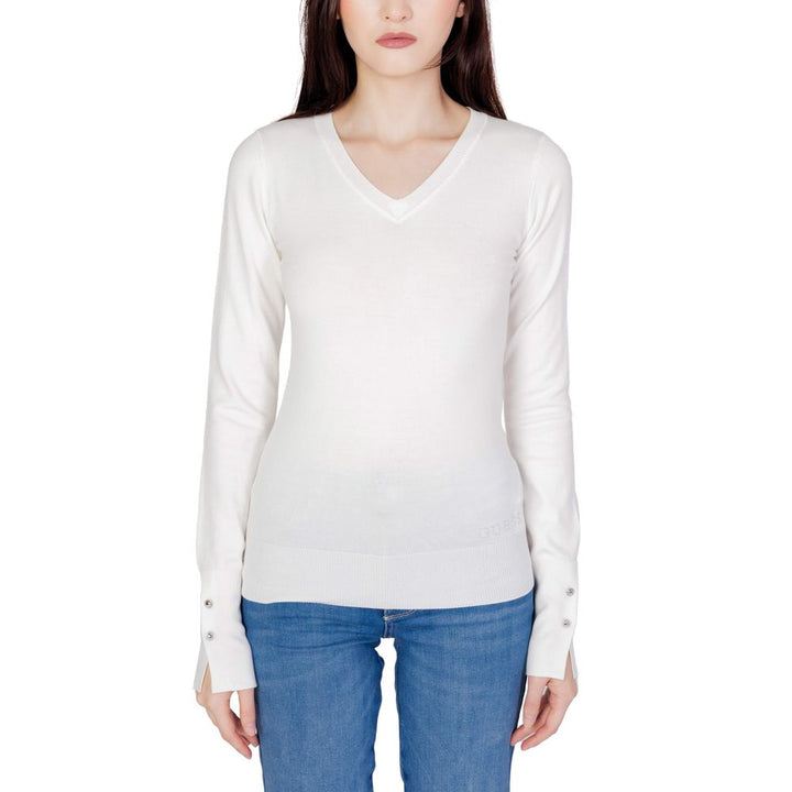 Women’s Guess White Cotton Sweatshirt