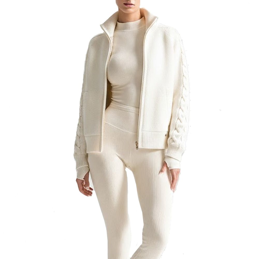 Women’s Herno White Cashmere Cardigan