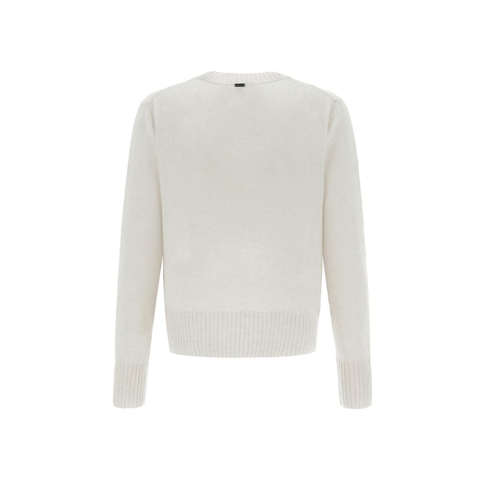 Women’s Herno White Cashmere Sweater