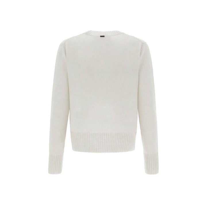 Women’s Herno White Cashmere Sweater