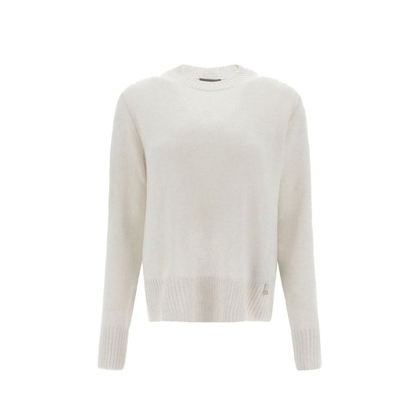 Women’s Herno White Cashmere Sweater