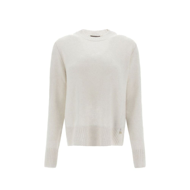 Women’s Herno White Cashmere Sweater