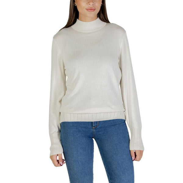 Women’s Ichi Beige Viscose Turtleneck