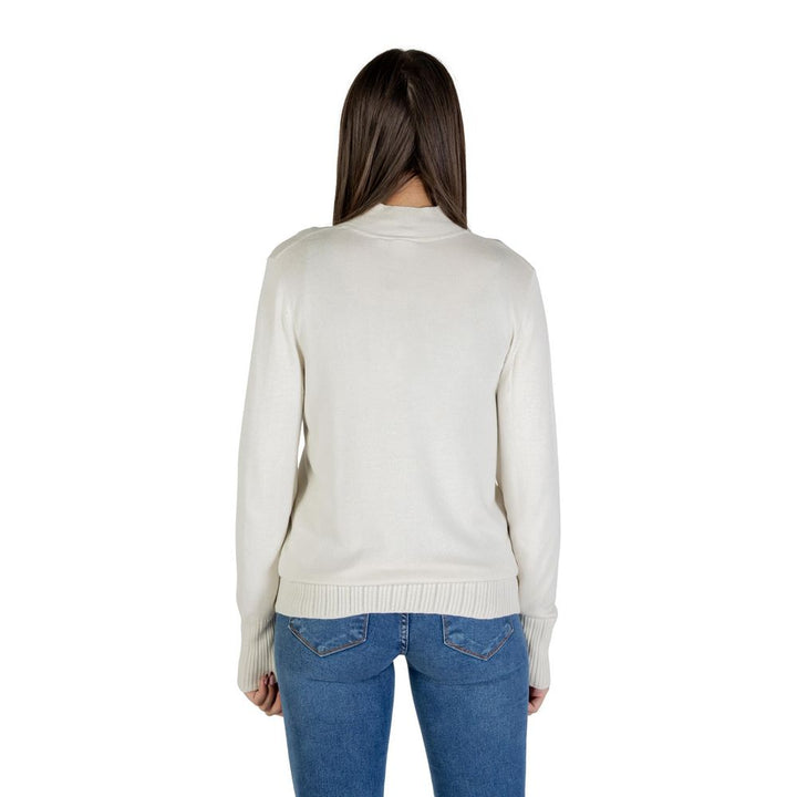 Women’s Ichi Beige Viscose Turtleneck