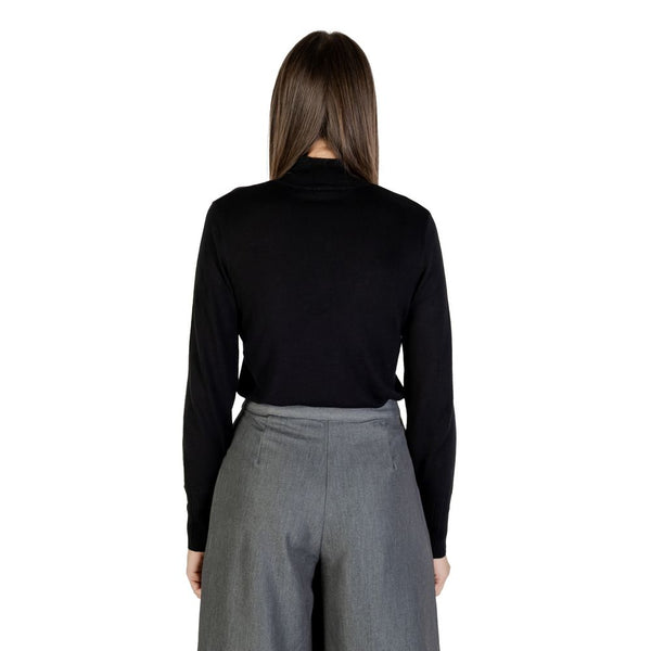 Women’s Ichi Black Viscose Turtleneck