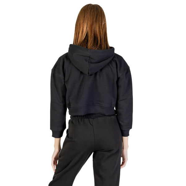 Women’s Icon Black Cotton Hoodie