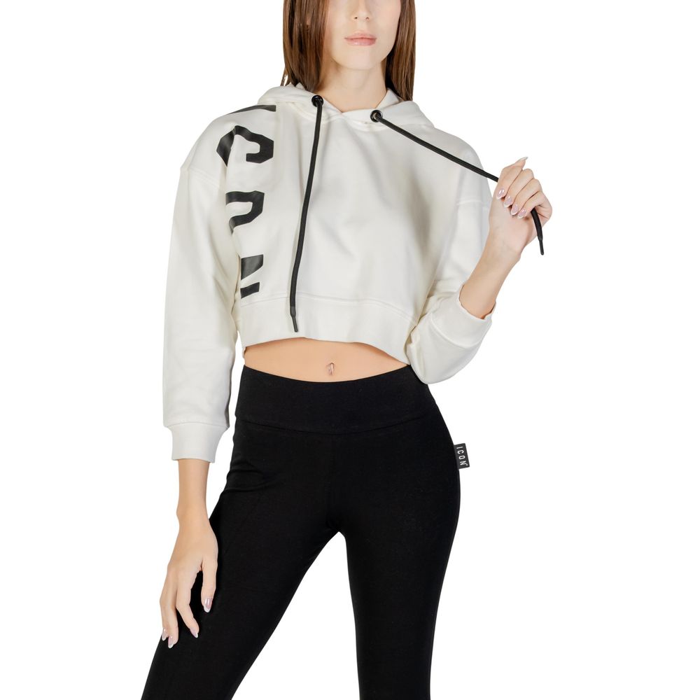 Women’s Icon Cream Cotton Hoodie