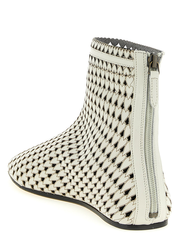 Women’s Isabel Marant Beige Calfskin Ankle Boots