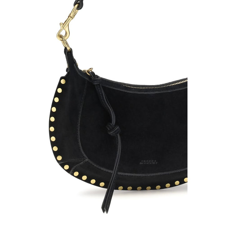 Women’s Isabel Marant Black Calf Leather Bos Taurus Shoulder Bag