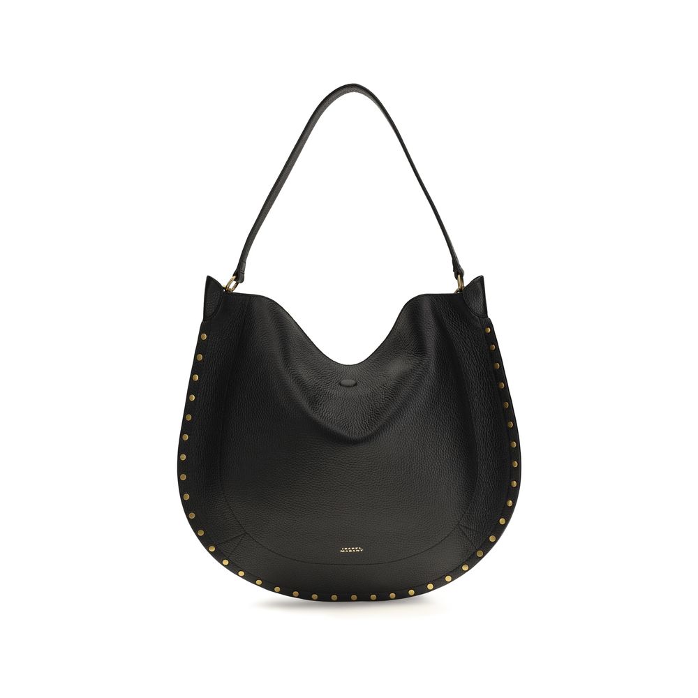 Women’s Isabel Marant Black Calf Leather Bos Taurus Shoulder Bag