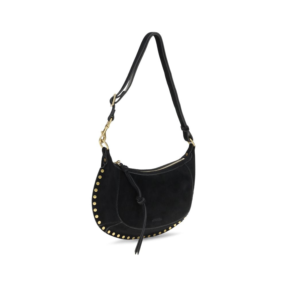 Women’s Isabel Marant Black Calf Leather Bos Taurus Shoulder Bag
