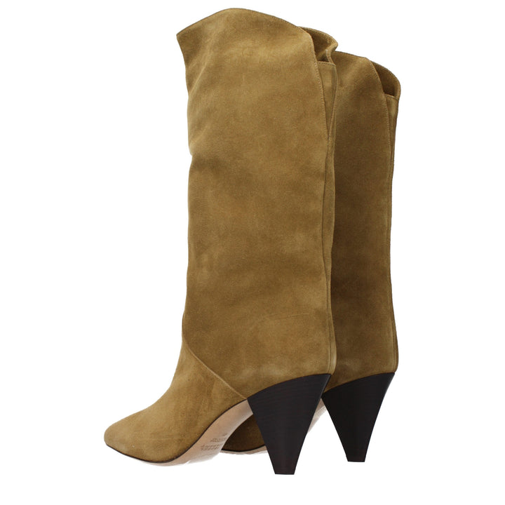 Women’s Isabel Marant Brown Leather High Heel Boots
