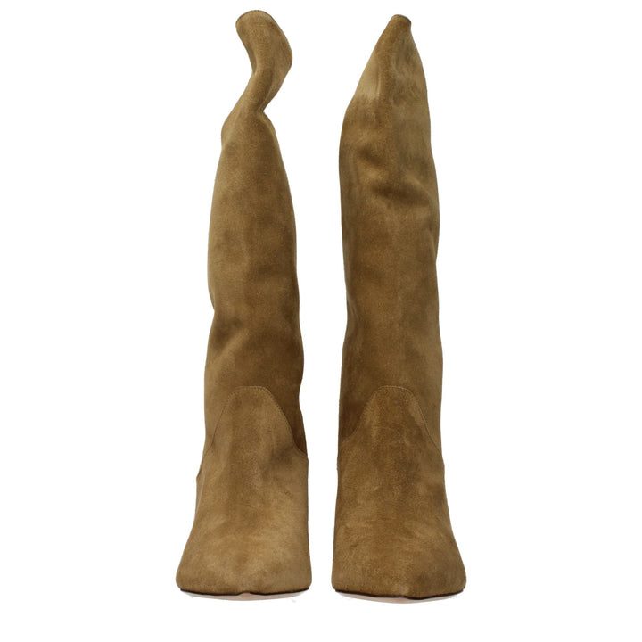 Women’s Isabel Marant Brown Leather High Heel Boots