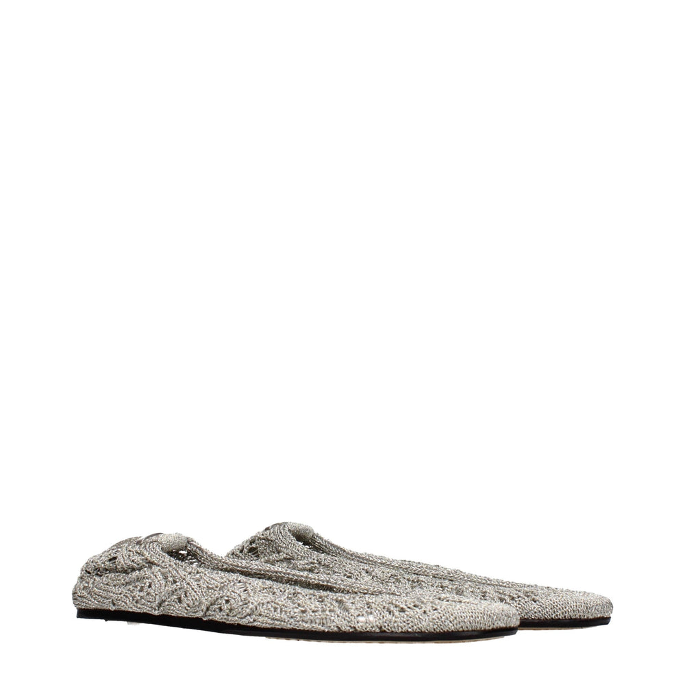 Women’s Isabel Marant Gray Fabric Ballet Flats