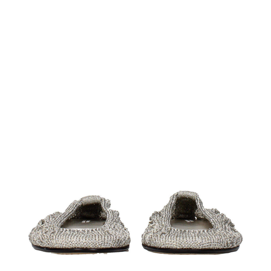 Women’s Isabel Marant Gray Fabric Ballet Flats