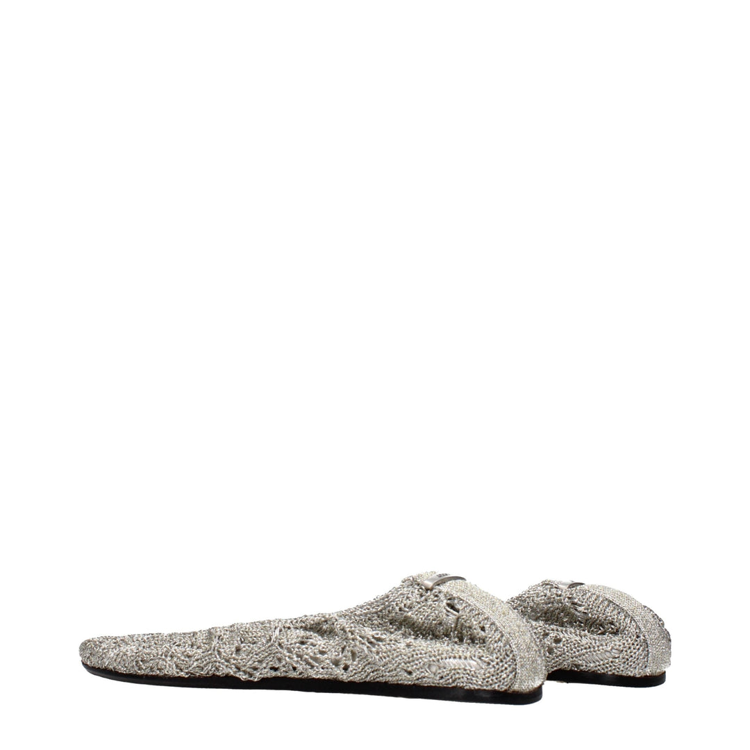 Women’s Isabel Marant Gray Fabric Ballet Flats