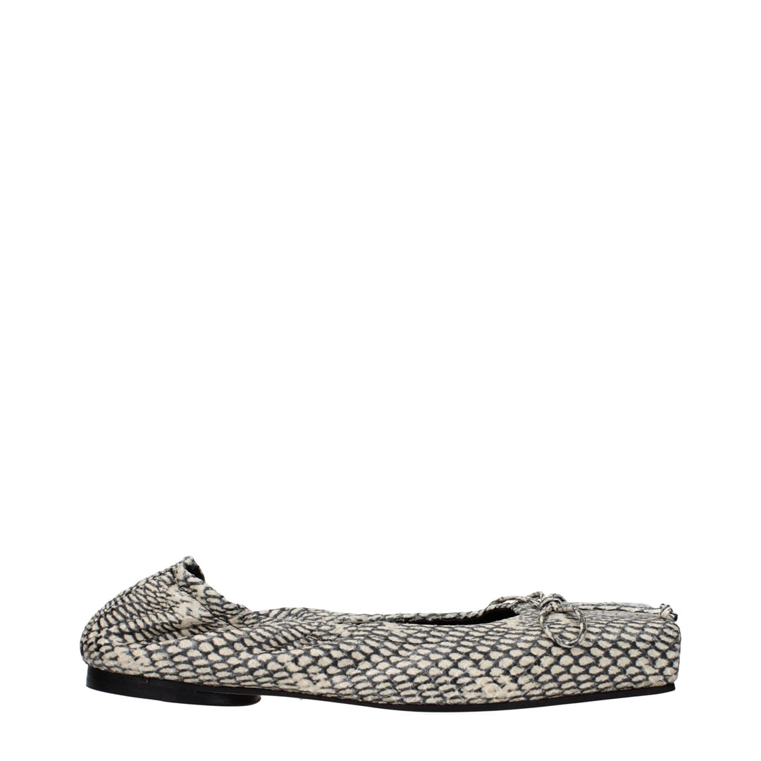 Women’s Jacquemus Beige Leather Ballet Flats